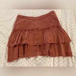 Free People layered Mini skirt